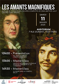Journée Les Amants magnifiques, conservatoire du 11e, 11 janvier 2025